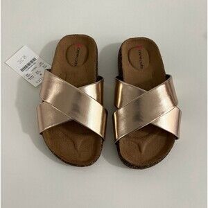 J.Crew Crewcuts Girls’ Cross-Strap Comfy Slides (Size K9)